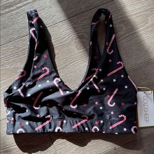GOLDSHEEP NWT candy cane design workout top 
Great as a gift
